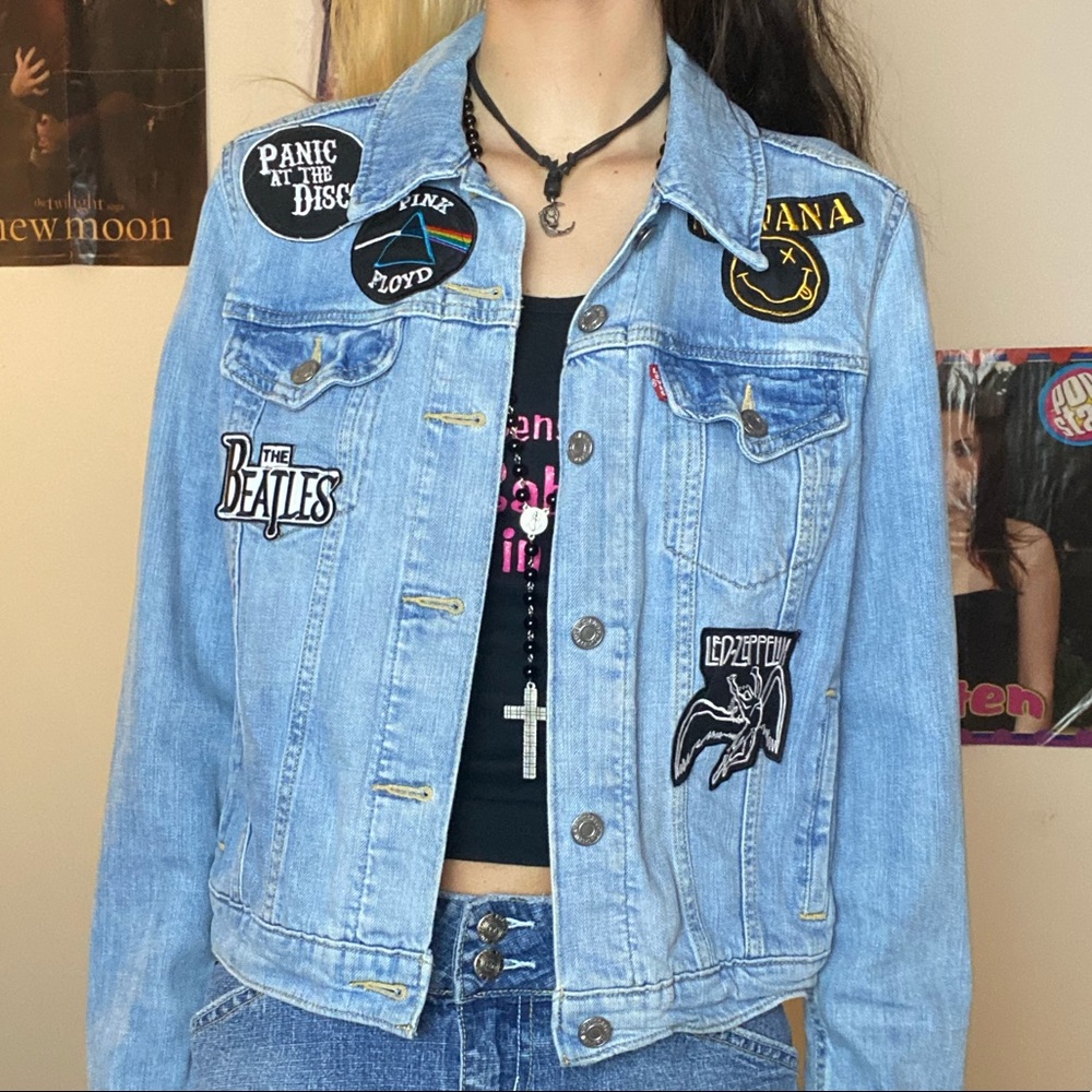 Punk jean jacket